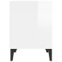 Two bedside tables, glossy white, 40x35x50 cm by vidaXL, Nightstands - Ref: Foro24-821879, Price: 50,87 €, Discount: %