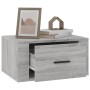Mesitas de noche de pared 2 uds gris Sonoma 50x36x25 cm de vidaXL, Mesitas de noche - Ref: Foro24-816853, Precio: 55,10 €, De...