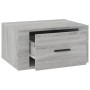 Wand-Nachttische 2 Stück grau Sonoma 50x36x25 cm von vidaXL, Nachttische - Ref: Foro24-816853, Preis: 55,18 €, Rabatt: %