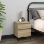 Nightstands 2 units Sonoma oak 40x35x50 cm by vidaXL, Lockers and storage cabinets - Ref: Foro24-821849, Price: 80,95 €, Disc...