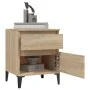 Nightstands 2 units Sonoma oak 40x35x50 cm by vidaXL, Lockers and storage cabinets - Ref: Foro24-821849, Price: 80,95 €, Disc...
