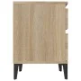 Mesitas de noche 2 unidades roble Sonoma 40x35x50 cm de vidaXL, Taquillas y armarios de almacenamiento - Ref: Foro24-821849, ...