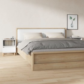 Nachttische 2 Einheiten glänzend weiß 40x35x50 cm von vidaXL, Nachttische - Ref: Foro24-821799, Preis: 89,92 €, Rabatt: %