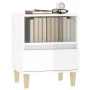 Nachttische 2 Einheiten glänzend weiß 40x35x50 cm von vidaXL, Nachttische - Ref: Foro24-821799, Preis: 88,71 €, Rabatt: %