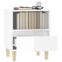 Nachttische 2 Einheiten glänzend weiß 40x35x50 cm von vidaXL, Nachttische - Ref: Foro24-821799, Preis: 88,71 €, Rabatt: %