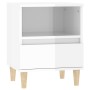 Mesitas de noche 2 unidades blanco brillante 40x35x50 cm de vidaXL, Mesitas de noche - Ref: Foro24-821799, Precio: 89,82 €, D...