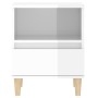 Mesitas de noche 2 unidades blanco brillante 40x35x50 cm de vidaXL, Mesitas de noche - Ref: Foro24-821799, Precio: 89,82 €, D...