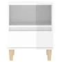 Nachttische 2 Einheiten glänzend weiß 40x35x50 cm von vidaXL, Nachttische - Ref: Foro24-821799, Preis: 88,71 €, Rabatt: %