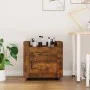 Smoked oak plywood desk cart 60x45x60 cm by vidaXL, Cars and islands - Ref: Foro24-816613, Price: 49,53 €, Discount: %