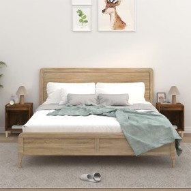 Nachttische 2 Einheiten Räuchereiche 40x35x50 cm von vidaXL, Nachttische - Ref: Foro24-821869, Preis: 43,74 €, Rabatt: %