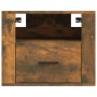 Wall bedside tables 2 pcs smoked oak 50x36x40 cm by vidaXL, Nightstands - Ref: Foro24-816891, Price: 78,34 €, Discount: %