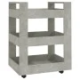 Küchenwagen Sperrholz grauer Beton 60x45x80cm von vidaXL, Küchen- und Speisewagen - Ref: Foro24-816820, Preis: 52,03 €, Rabat...