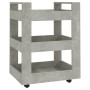 Küchenwagen Sperrholz grauer Beton 60x45x80cm von vidaXL, Küchen- und Speisewagen - Ref: Foro24-816820, Preis: 52,67 €, Rabat...