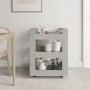 Küchenwagen Sperrholz grauer Beton 60x45x80cm von vidaXL, Küchen- und Speisewagen - Ref: Foro24-816820, Preis: 52,67 €, Rabat...