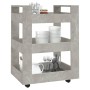 Küchenwagen Sperrholz grauer Beton 60x45x80cm von vidaXL, Küchen- und Speisewagen - Ref: Foro24-816820, Preis: 52,67 €, Rabat...