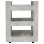 Küchenwagen Sperrholz grauer Beton 60x45x80cm von vidaXL, Küchen- und Speisewagen - Ref: Foro24-816820, Preis: 52,03 €, Rabat...