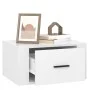 Glänzend weißer Wand-Nachttisch 50x36x25 cm von vidaXL, Nachttische - Ref: Foro24-816844, Preis: 28,70 €, Rabatt: %