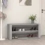 Plywood gray Sonoma shoe cabinet 100x35x45 cm by vidaXL, Shoe racks and shoe organizers - Ref: Foro24-816910, Price: 50,94 €,...