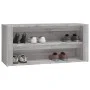 Plywood gray Sonoma shoe cabinet 100x35x45 cm by vidaXL, Shoe racks and shoe organizers - Ref: Foro24-816910, Price: 50,94 €,...