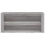 Plywood gray Sonoma shoe cabinet 100x35x45 cm by vidaXL, Shoe racks and shoe organizers - Ref: Foro24-816910, Price: 50,94 €,...
