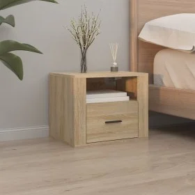 Wand-Nachttisch aus Sonoma-Eiche, 50 x 36 x 40 cm von vidaXL, Nachttische - Ref: Foro24-816886, Preis: 57,91 €, Rabatt: %