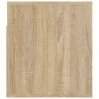 Mesita de noche de pared roble Sonoma 50x36x40 cm de vidaXL, Mesitas de noche - Ref: Foro24-816886, Precio: 57,91 €, Descuent...