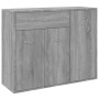 Aparador de madera contrachapada gris Sonoma 88x30x70 cm de vidaXL, Aparadores - Ref: Foro24-815367, Precio: 93,07 €, Descuen...