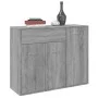 Aparador de madera contrachapada gris Sonoma 88x30x70 cm de vidaXL, Aparadores - Ref: Foro24-815367, Precio: 85,15 €, Descuen...