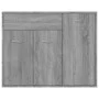 Aparador de madera contrachapada gris Sonoma 88x30x70 cm de vidaXL, Aparadores - Ref: Foro24-815367, Precio: 85,15 €, Descuen...