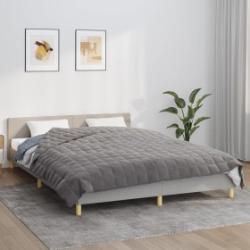 Gewichtsdecke grauer Stoff 220x235 cm 11 kg von vidaXL, Decken - Ref: Foro24-350782, Preis: 76,07 €, Rabatt: %