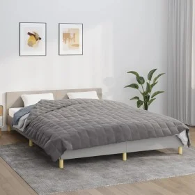 Weighted blanket, gray fabric, 220x235 cm, 11 kg by vidaXL, Blankets - Ref: Foro24-350782, Price: 79,75 €, Discount: %