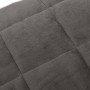 Weighted blanket, gray fabric, 220x235 cm, 11 kg by vidaXL, Blankets - Ref: Foro24-350782, Price: 74,54 €, Discount: %
