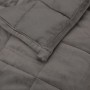 Weighted blanket, gray fabric, 220x235 cm, 11 kg by vidaXL, Blankets - Ref: Foro24-350782, Price: 74,54 €, Discount: %