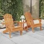 Adirondack Gartenstühle 2 Einheiten aus massivem Akazienholz von vidaXL, Gartenstühle - Ref: Foro24-3145014, Preis: 250,87 €,...