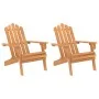 Adirondack Gartenstühle 2 Einheiten aus massivem Akazienholz von vidaXL, Gartenstühle - Ref: Foro24-3145014, Preis: 250,87 €,...