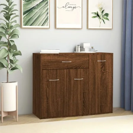 Sideboard aus braunem Eichensperrholz, 88 x 30 x 70 cm von vidaXL, Sideboards - Ref: Foro24-815368, Preis: 90,53 €, Rabatt: %