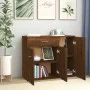 Sideboard aus braunem Eichensperrholz, 88 x 30 x 70 cm von vidaXL, Sideboards - Ref: Foro24-815368, Preis: 90,53 €, Rabatt: %