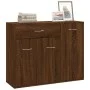 Sideboard aus braunem Eichensperrholz, 88 x 30 x 70 cm von vidaXL, Sideboards - Ref: Foro24-815368, Preis: 90,53 €, Rabatt: %