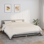Manta con peso tela color crema claro 235x290 cm 11 kg de vidaXL, Mantas - Ref: Foro24-350768, Precio: 84,94 €, Descuento: %