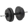 Barbell and dumbbell set with 90 kg of weights by vidaXL, free weight - Ref: Foro24-3145029, Price: 303,31 €, Discount: %