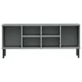 OSLO solid wood gray shoe rack with metal legs 106x35x45 cm by vidaXL, Shoe racks and shoe organizers - Ref: Foro24-350995, P...