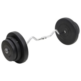 Mancuerna curl con discos 60 kg