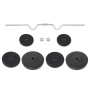 Dumbbell curl with discs 60 kg by vidaXL, free weight - Ref: Foro24-3145019, Price: 156,26 €, Discount: %