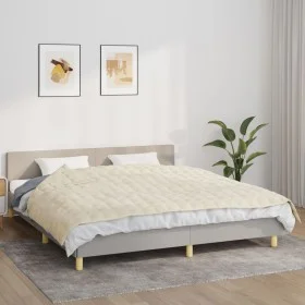 Weighted blanket in light cream fabric, 155x220 cm, 7 kg. by vidaXL, Blankets - Ref: Foro24-350812, Price: 60,56 €, Discount: %