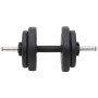 Set of bars and dumbbells with plates 90 kg by vidaXL, free weight - Ref: Foro24-3145030, Price: 294,95 €, Discount: %