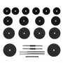 Set of bars and dumbbells with plates 60 kg by vidaXL, free weight - Ref: Foro24-3145024, Price: 153,27 €, Discount: %