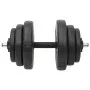 Set of bars and dumbbells with plates 60 kg by vidaXL, free weight - Ref: Foro24-3145024, Price: 153,27 €, Discount: %