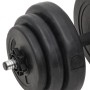 Set of bars and dumbbells with plates 60 kg by vidaXL, free weight - Ref: Foro24-3145024, Price: 168,99 €, Discount: %