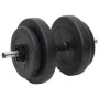 Set of bars and dumbbells with plates 60 kg by vidaXL, free weight - Ref: Foro24-3145025, Price: 135,62 €, Discount: %