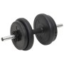 Juego de barras y mancuernas con discos 60 kg de vidaXL, Peso libre - Ref: Foro24-3145025, Precio: 189,33 €, Descuento: %